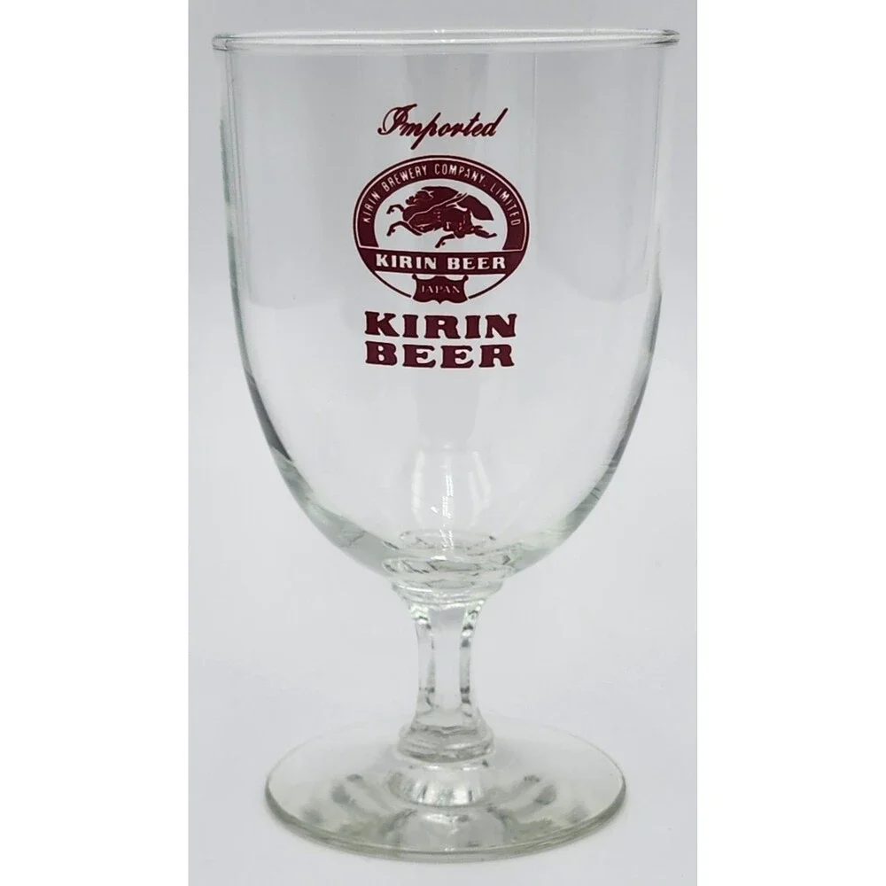 Kirin 10oz Beer Glasses  ~ Kirin Brewery Company Limited ~ Japan Imported